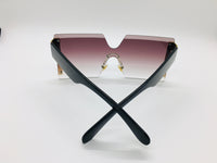 Black Gradient Sunglasses, Fashion Shades, Luxury Frames Eyewear