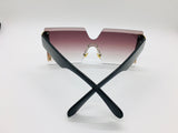 Black Gradient Sunglasses, Fashion Shades, Luxury Frames Eyewear
