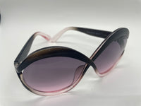 Brand New Large Oversized Luxury Round Gradient Sunglasses Women Eyewear Rimless Fashion Sun Glasses Ladies Sunshades UV400