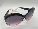 Brand New Large Oversized Luxury Round Gradient Sunglasses Women Eyewear Rimless Fashion Sun Glasses Ladies Sunshades UV400